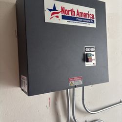 Phase Converter + Transformer + Idler Motor – Full 3-Phase Setup 