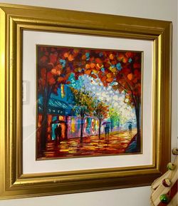 Numbered signed lithograph