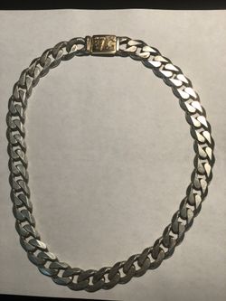 Big O Silver & Gold lock Chain