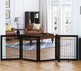 Brand New Factory Sealed Pawland 4 Panel 30"H by 96"W Freestanding Pet Dog Gate with Door