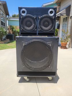 Custom built bass stack