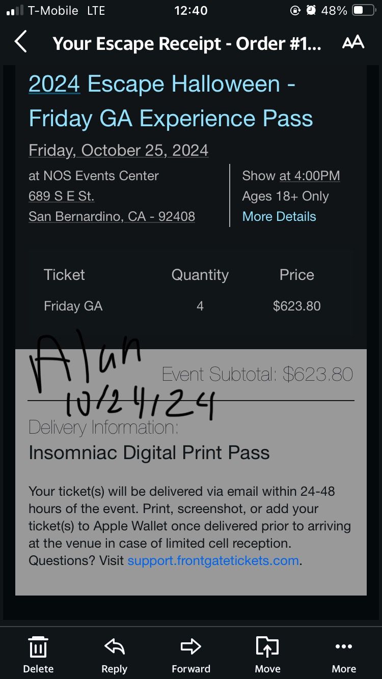 Escape Halloween Friday Tickets