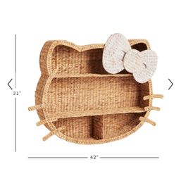 Pottery Barn Teen Hello Kitty® Woven Bookcase (42"x31")