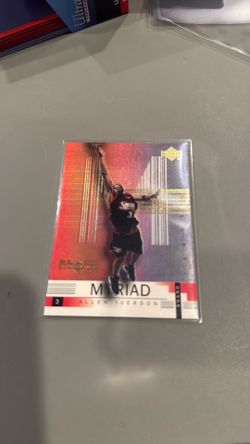 1999 Upper Deck Black Diamond #M9 Allen Iverson Myriad Philadelphia 76ers