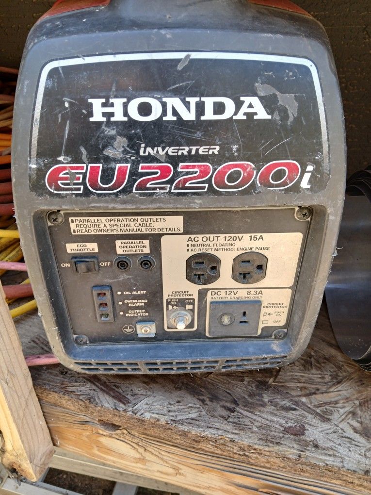 Honda EU2200i Inverter Generator.