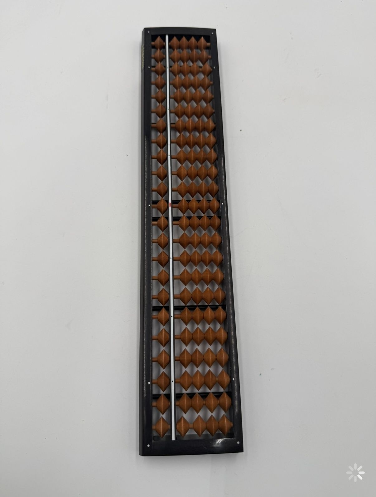 Japanese Vintage Wood Abacus Soroban with 1/4 Beads 23 Rows Rare From Japan