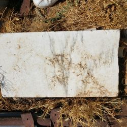 REDUCED....White Marble Slab! 