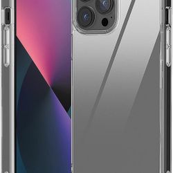 Dawngrey Clear Case Compatible with iPhone 13 Pro Max Case,Non-Yellowing Shockproof Protective Phone Case, 2.0 mm,6.7 inch 2021