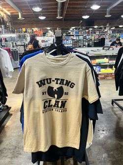 Wu tang clan tan t shirt new hip hop