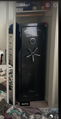 Sanctuary gun safe purchased from Costco. Dimensions in second picture