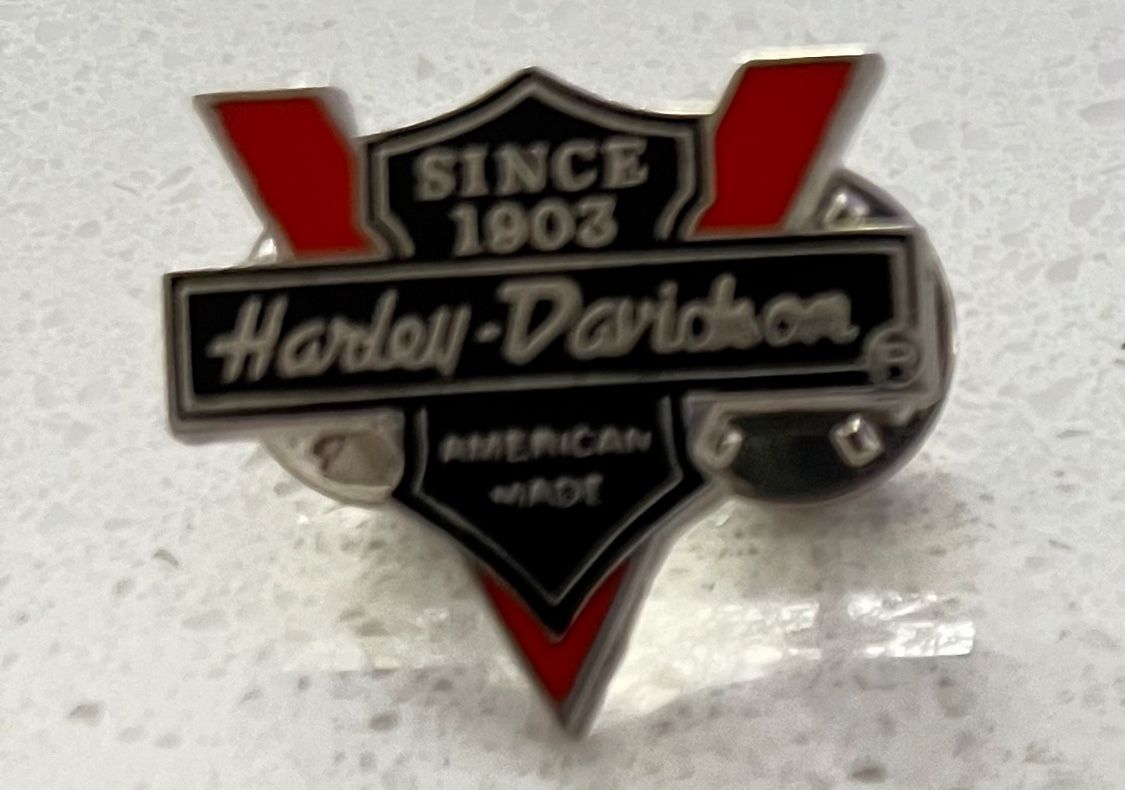 Harley Davidson logo pin