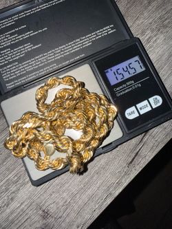 14k gold rope chain