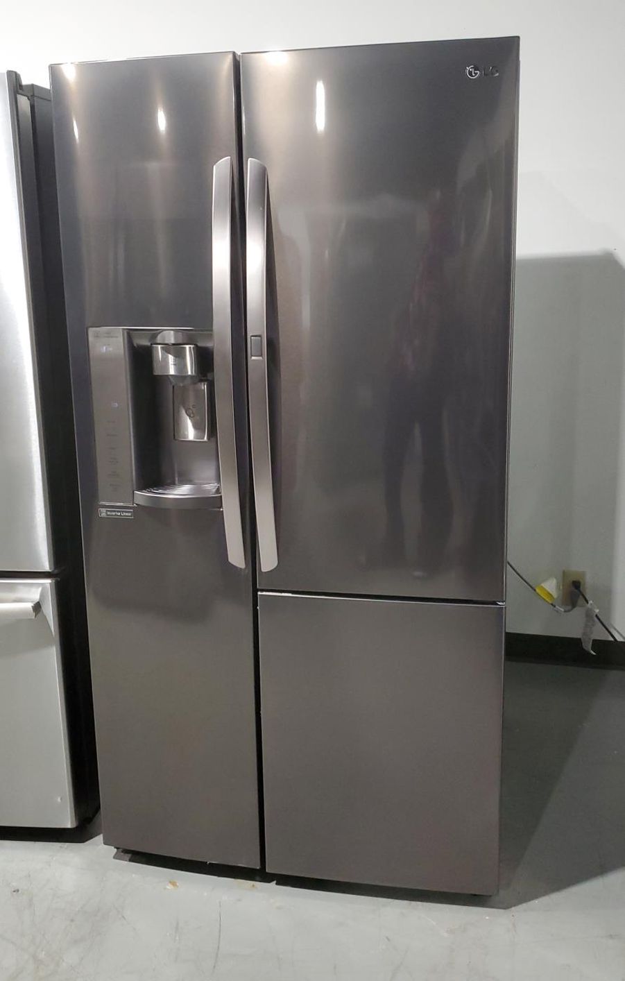 LG Side-by-Side Black Stainless Refrigerator