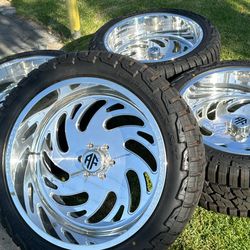 WHEELS AMERICAN FORGED 24x12 🔥🔥🔥
