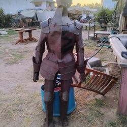 Armor Suit Man Statue