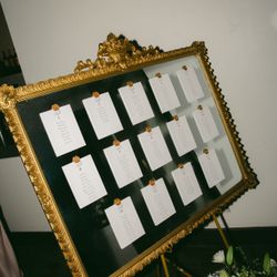Seating Mirror (Wedding/Event) + Stand