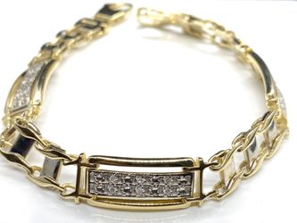 14k Solid Gold Nice Fancy Bracelet