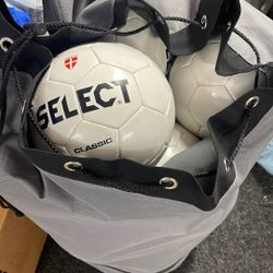 20 Select Balls Hand stitched Size 3 With Ball Bag