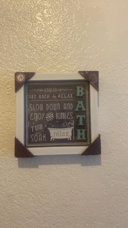 Bath decorative frame