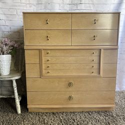 Awesome Tall Solid Wood Mid Century Style Dixie Dresser 