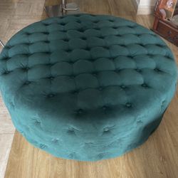 Extra Large Ottoman In Suede Fabric For $85 Delivery Is Included In The Price