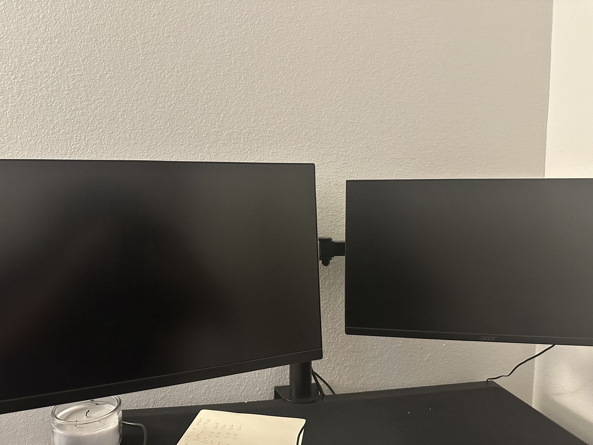Two Gaming/Work Monitors 165Hz