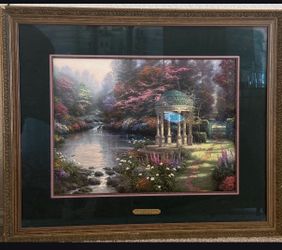 Thomas Kinkade "The Garden of Prayer" Framed Print