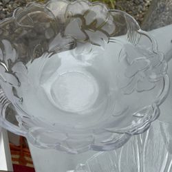 Glass Salad Bowl