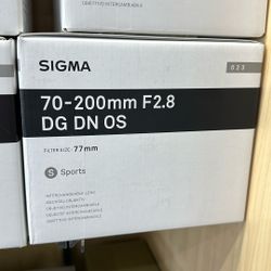 Sigma 70-200mm f/2.8 DG DN OS Sports Lens (Sony E)