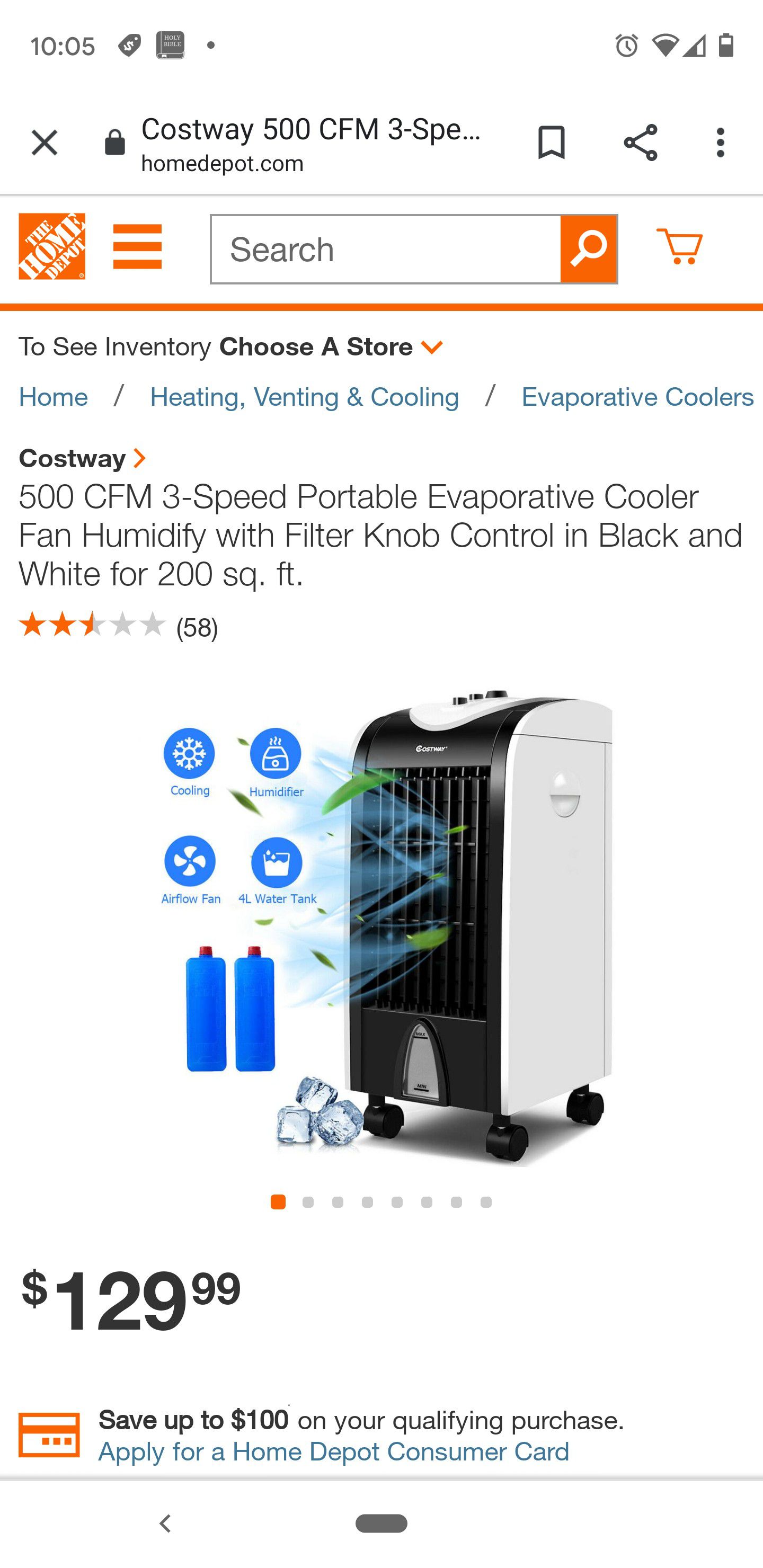 Cooler fan humidifier BRAND NEW