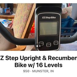 EZ Step Upright & Recumbent Bike 