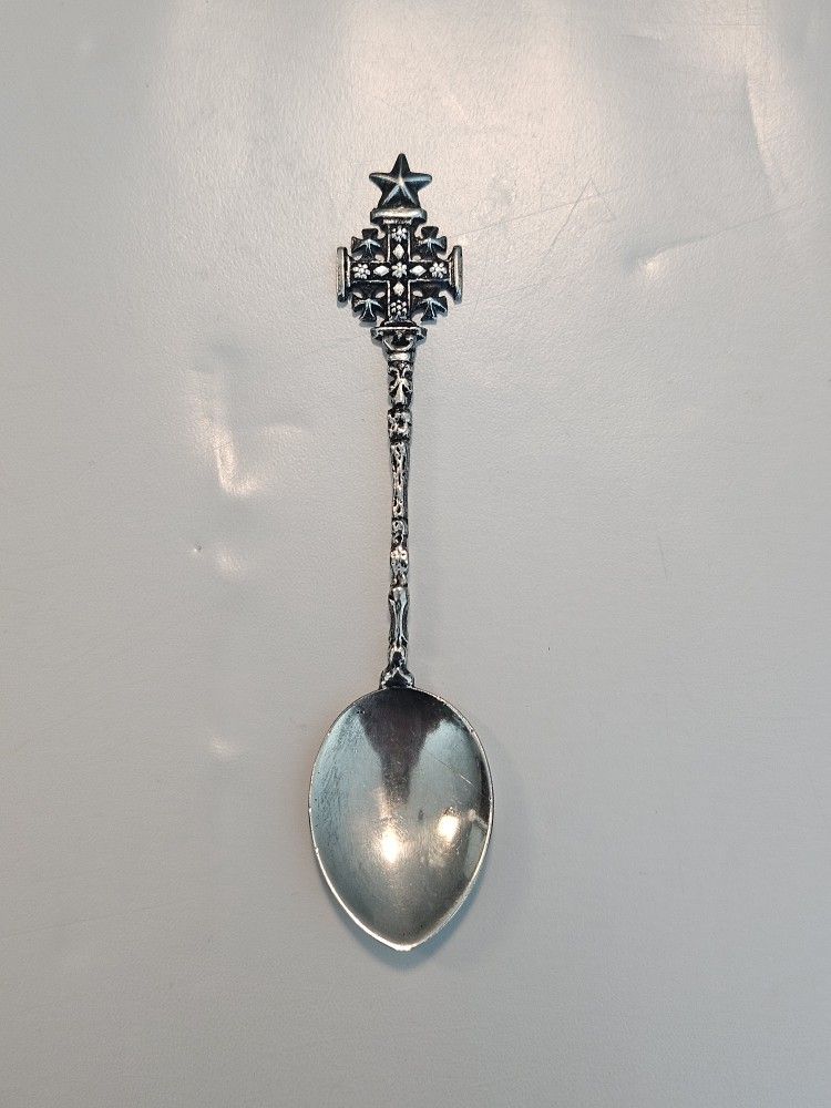 Vintage Jerusalem 925 Sterling Silver Spoon