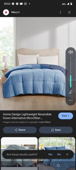 King Size Reversible Down Soft To The Touch