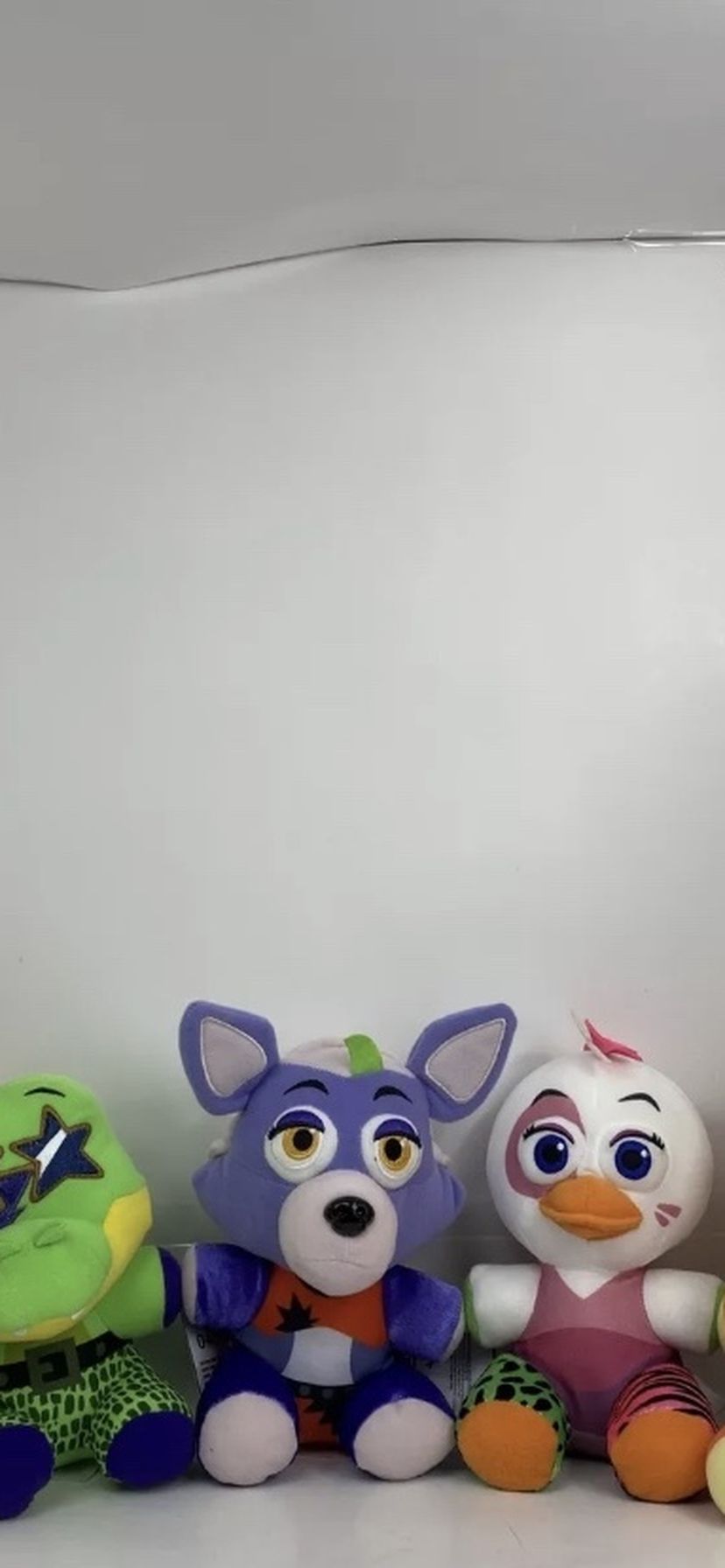 Five Nights at Freddys Security Breach Plush Set of 5 Glamrock Freddy Chica FNAF