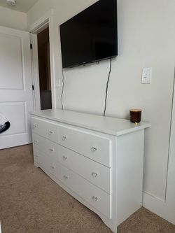 White dresser