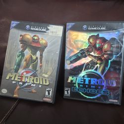 GameCube Game Metroid 1 And 2