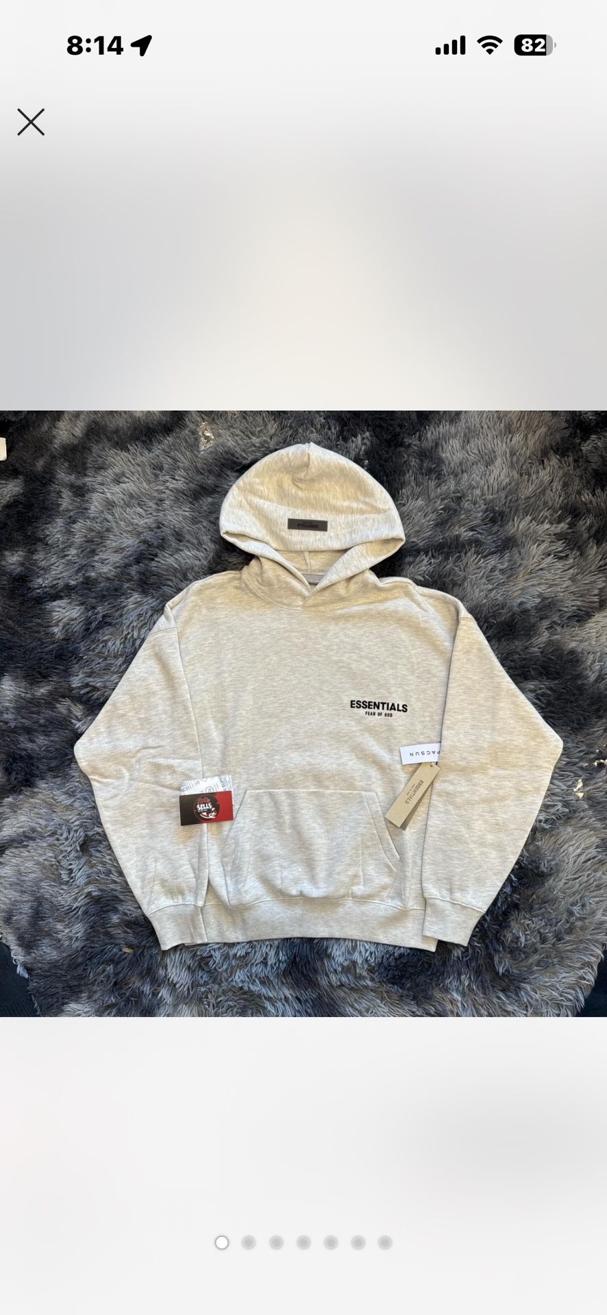 Fear Of God Essentials Hoodie “light Oatmeal”
