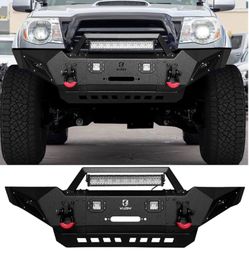 Front Bumper Fits 2005-2015 Tacoma with Winch Plate and Lights