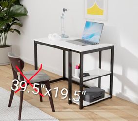 $55 white 40" desk $35 chair