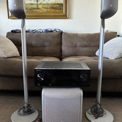 Bowers and Wilkins Home Stereo System with Pioneer Receiver Amp
