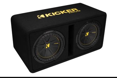 KICKER 2-12 INCCH SUBWOOFER WITH BOX