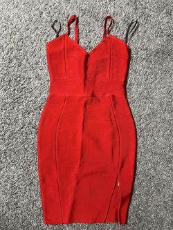 Meilun Side Slit Bandage Dress 