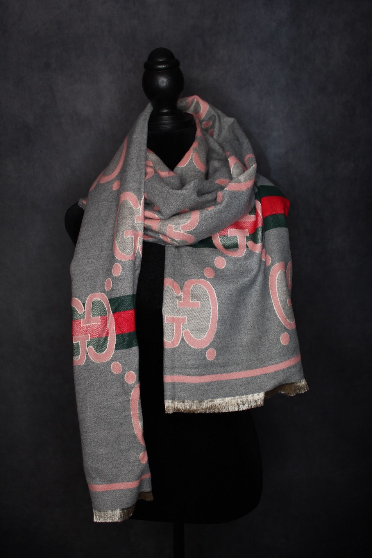 Pink Gucci Scarf