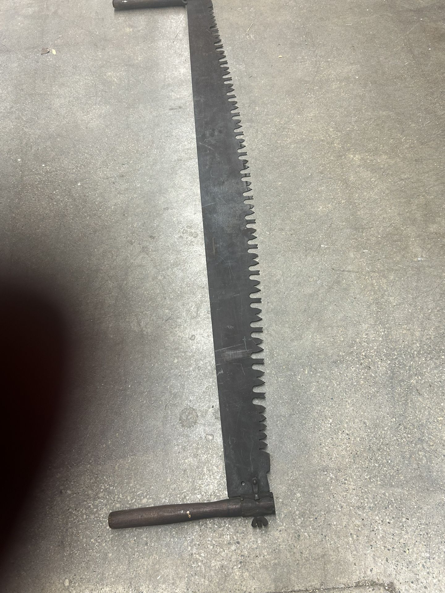 Antique Two Man Saw 63 Inches Long 