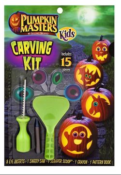 Pumpkin Masters Kids Carving Kit 15 Pieces