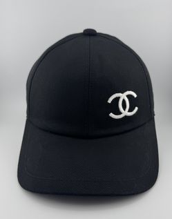 Chanel Black baseball Hat - Adjustable
