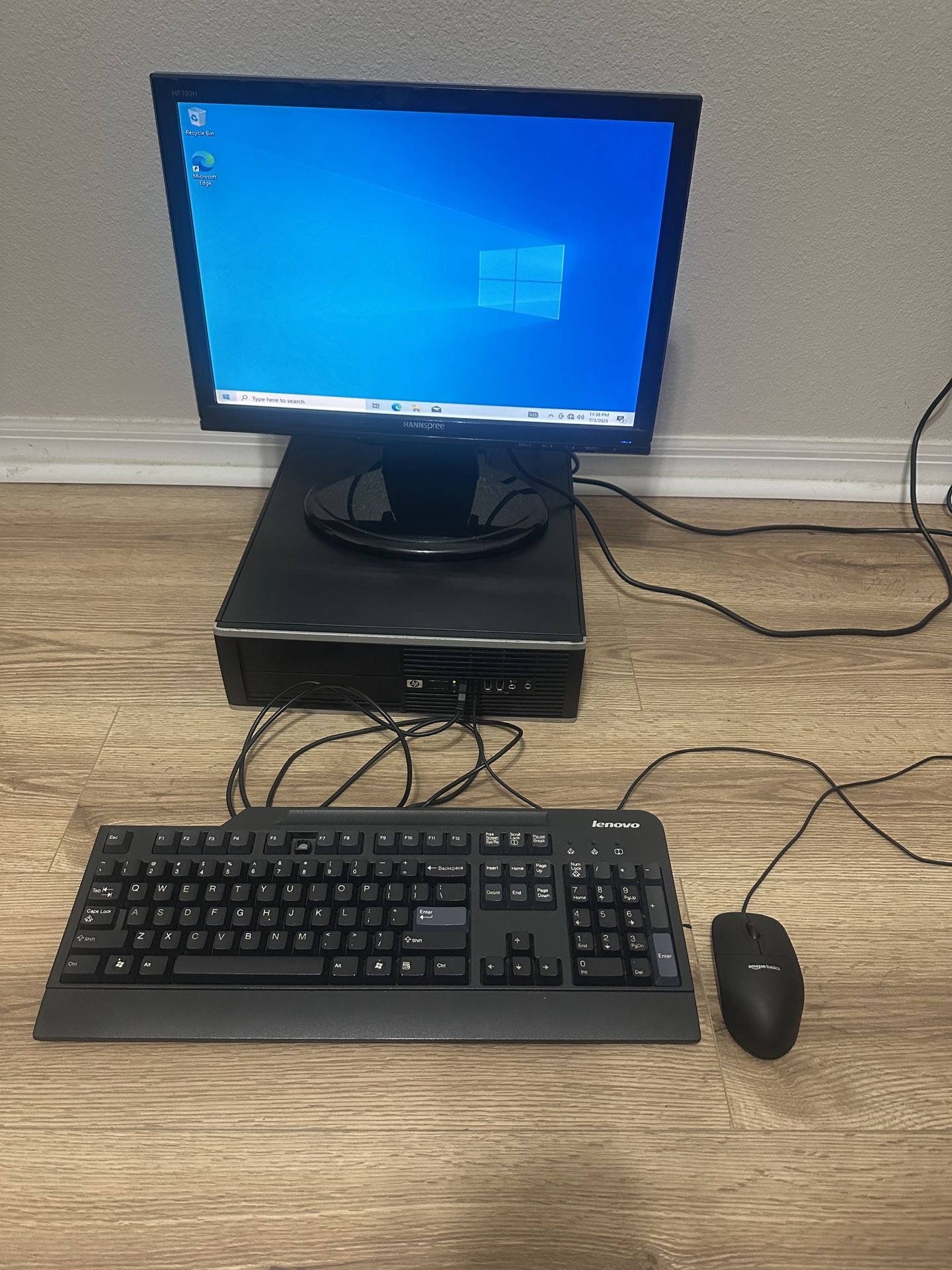 HP pc setup