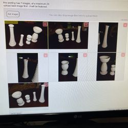 4 Candle Holders -Concrete 