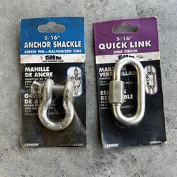 Anchor Shackle And Quick Link 