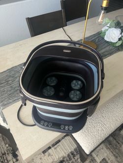 Collapsible Foot Spa Bath Massager with Heat, 95-115°F Precise Temperature Control